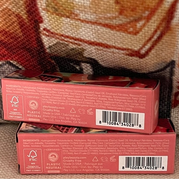 PLEY (2) Lip Habit in Summer Watermelon | Hydrating Lip Tint - Picture 7 of 10
